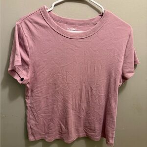 Old Navy Dusty Pink Short Sleeve Tee